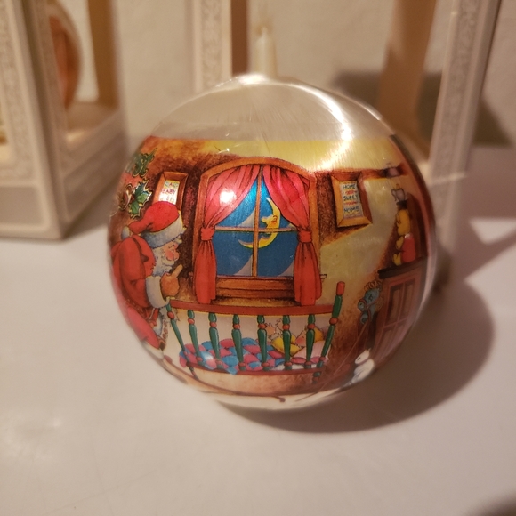 Vintage Christmas Satin Tree Ornaments Lot of 6 - Picture 6 of 8